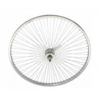 26 Inch Rear 72 Spoke Radial Wheel w/Coaster Hub - Chrome
