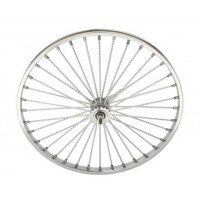 26 Inch Rear 36 Twisted Spoke Radial Wheel w/Coaster Hub - Chrome