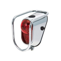 Fender LED Rear Tail Light w/Guard - Chrome/Red